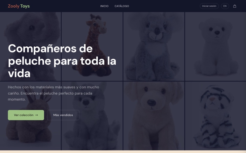 Tienda en línea de Zooly Toys, peluches
